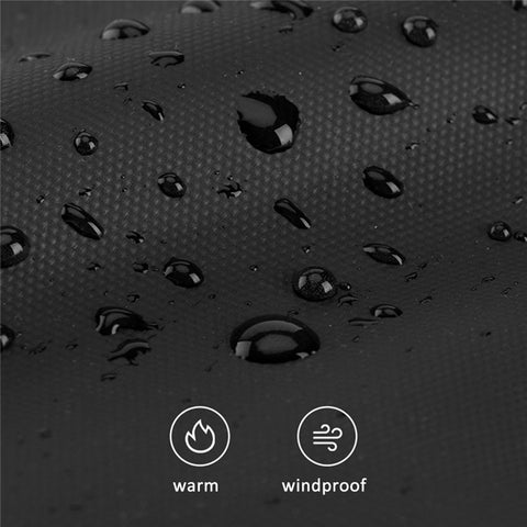 ROCKBROS TT017 Winter Warm Knee Pads Gears Motorcycle Leg Warmers Fleece Long Leg Sleeves