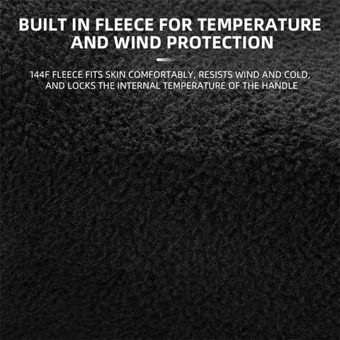 ROCKBROS D55 1 Pair Winter Motorcycle Handle Warm Cover Hand Protection Windproof Polar Fleece Gloves