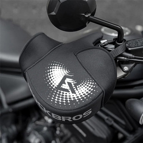 ROCKBROS D55 1 Pair Winter Motorcycle Handle Warm Cover Hand Protection Windproof Polar Fleece Gloves