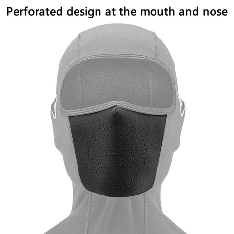 ROCKBROS LK1322004001 Winter Cycling Full Face Mask Motorcycle Fleece Warm Headgear