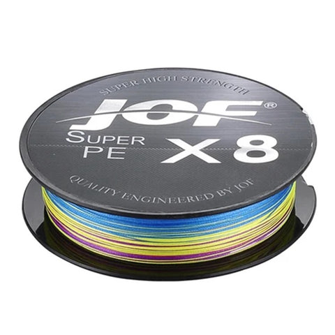 JOF 100m 0.8# High Strength PE 8 Strand Fishing Line Anti-bite Braided Fishing Wire