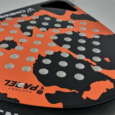 CAMEWIN Carbon Fiber Beach Tennis Racket Outdoor Sports Balls Racket with Storage Bag