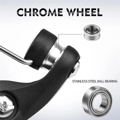 PROBEROS Fishing Reel 1BB 5.2:1 High Speed Spinning Reel with 50m Wire