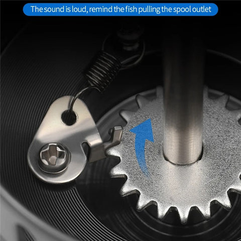 LE1000 Spinning Fishing Reels 12+1BB Metal Spool Reels 15KG Unloading Force Screw-In Handle