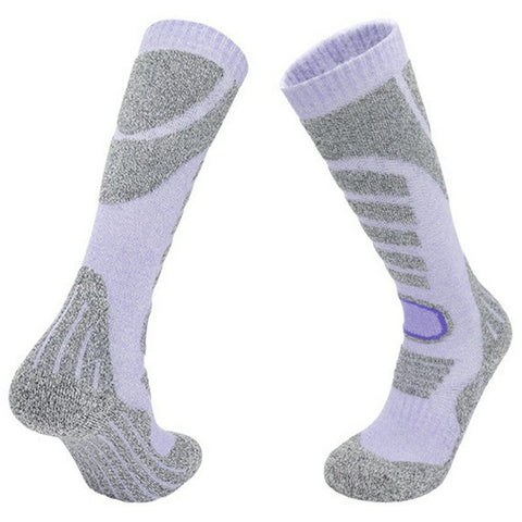 RONYUESS 8206 1 Pair Professional Winter Ski Socks Thicken High Tube Sports Socks for Men Women