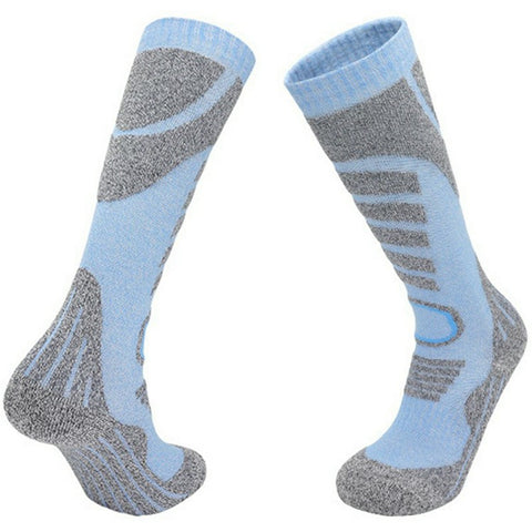RONYUESS 8206 1 Pair Professional Winter Ski Socks Thicken High Tube Sports Socks for Men Women