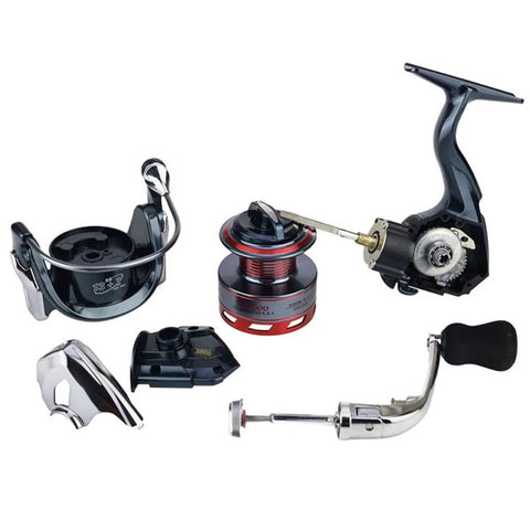 YUMOSHI XS2000 Metal Rocker Arm Spinning Reel Gapless 14BB Outdoor Fishing Reel