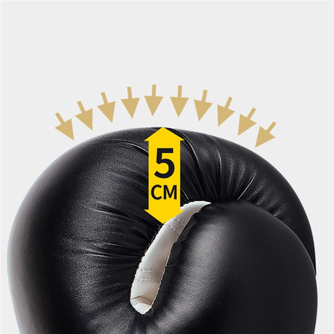 AIBEIJIAN 12oz Adult PU Mitts for Muay Thai MMA Training Workout Kickboxing Sports Boxing Gloves
