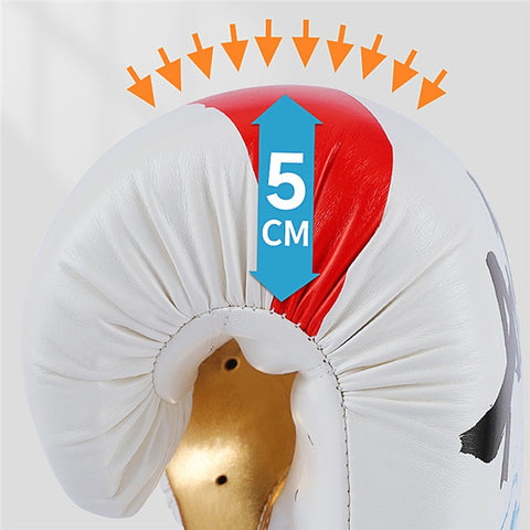 AIBEIJIAN 10oz PU Leather Boxing Gloves Muay Thai Kickboxing Training Mitts for Teenager / Women