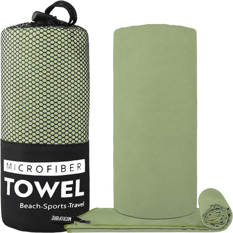 WY1003 50x110cm Double-sided Quick-drying Towel Microfiber Sports Fitness Yoga Beach Towel