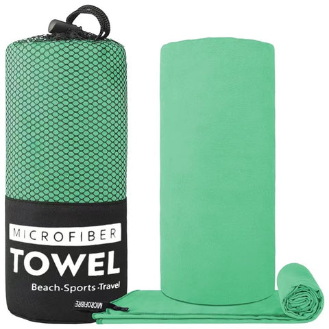 WY1003 50x110cm Double-sided Quick-drying Towel Microfiber Sports Fitness Yoga Beach Towel