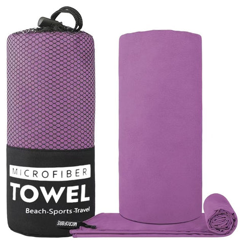 WY1003 50x110cm Double-sided Quick-drying Towel Microfiber Sports Fitness Yoga Beach Towel
