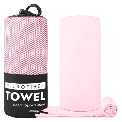 WY1003 50x110cm Double-sided Quick-drying Towel Microfiber Sports Fitness Yoga Beach Towel