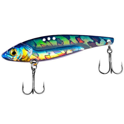 DW467 5Pcs Metal Simulation Bait Long Shot Fishing Lures with Dual Hook