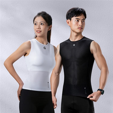 WEST BIKING YP0209024 Bike Cycling Moisture Wicking Vest Unisex Breathable Sleeveless Undershirt