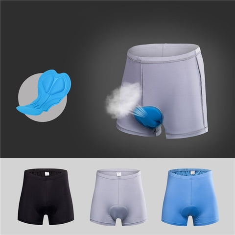 REALTOO Men Cycling Shorts 3D Shockproof Pad Design MTB Road Bike Summer Breathable Underwear Shorts