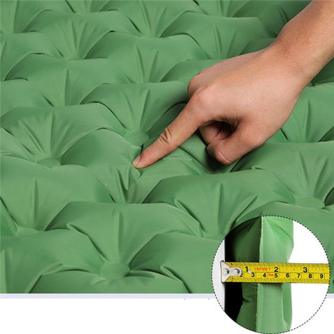 200x120CM Camping TPU Sleeping Mat Inflatable 2 People Backpacking Sleeping Pad without Pillow