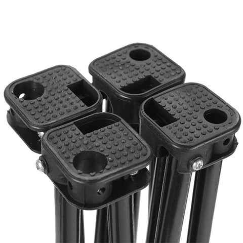 Size L Portable Folding Chair Metal+Oxford Cloth Outdoor Camping Fishing Backrest Chair