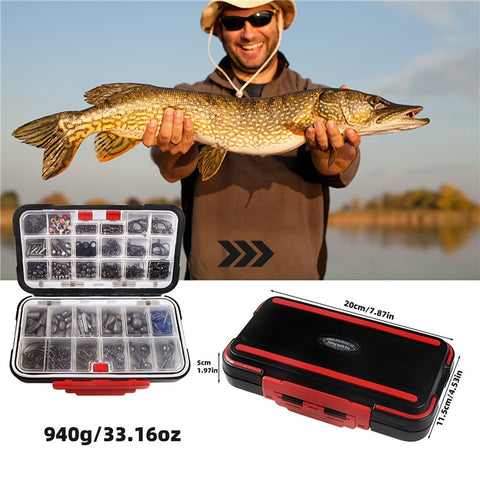 397Pcs / Set Fishing Lures Bait Tackle Kit Set with Waterproof Box for Freshwater Trout Bass Fishing