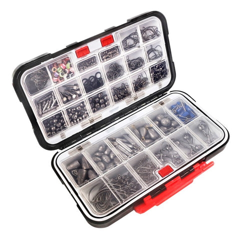 397Pcs / Set Fishing Lures Bait Tackle Kit Set with Waterproof Box for Freshwater Trout Bass Fishing