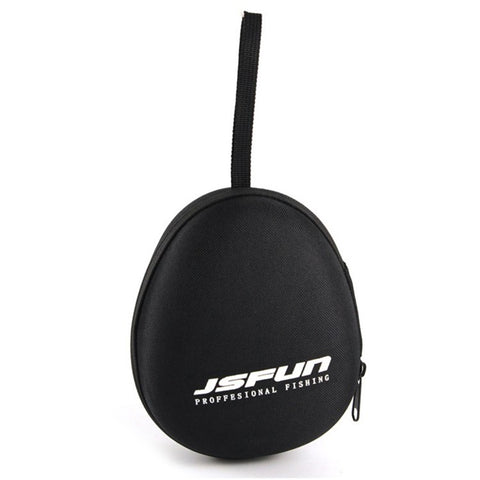 JSFUN 12.5x8.5x15.5cm Fishing Reel Protective Case Fishing Accessories Tackle Storage Bag Pouch