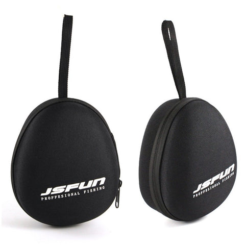JSFUN 12.5x8.5x15.5cm Fishing Reel Protective Case Fishing Accessories Tackle Storage Bag Pouch