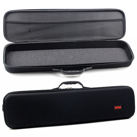 JSFUN 61.5x15x7cm Fishing Rod Storage Bag Shock-Absorbed EVA Hardshell Case for Fishing Tools