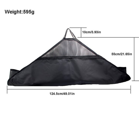 JSFUN A248 Fish Weigh Bag Fishing Unhooking Weigh Bag Graduated Scale Weigh Fishing Landing Mat