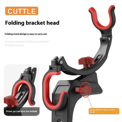 Z339 Multi-Function Fishing Rod Rack 360 Degree Adjustable Single Turret Fishing Pole Holder