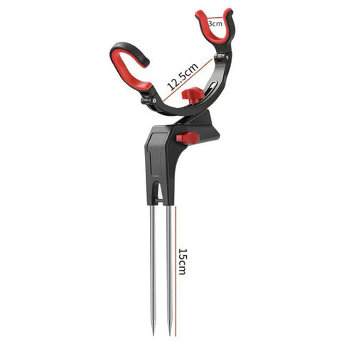 Z339 Multi-Function Fishing Rod Rack 360 Degree Adjustable Single Turret Fishing Pole Holder