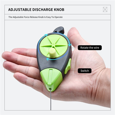 LEO 28282 Stainless Steel  Fish Buckle Lock Fishing Stringer Clip with 7pcs Snaps Fishing Holder Kit