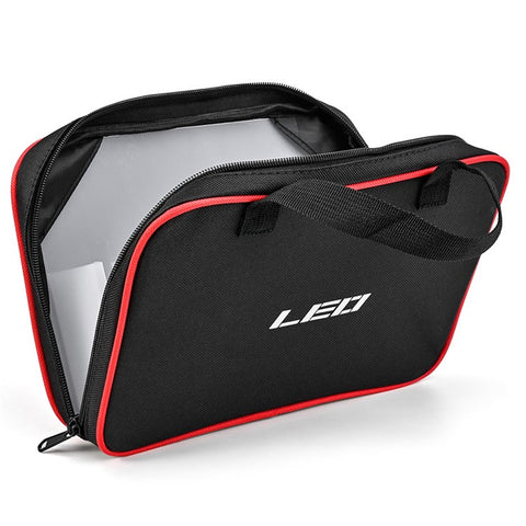 LEO 28256 20-Grid Polyester+PP Squid Hook Storage Bag Fishing Lures Soft Bait Storage Case