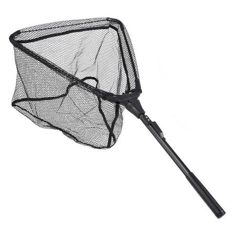 LEO 28036 30cm Portable Fish Landing Net Foldable Triangular Nylon Fishing Dip Net