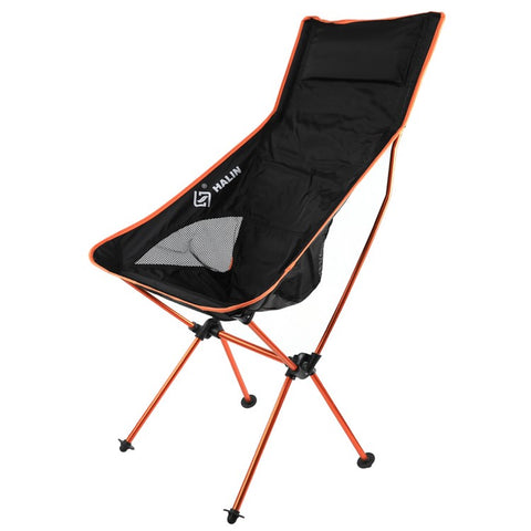 HALIN Portable Folding Chair Aluminum Alloy 1200D Oxford Cloth Outdoor Camping Fishing Backrest Chair