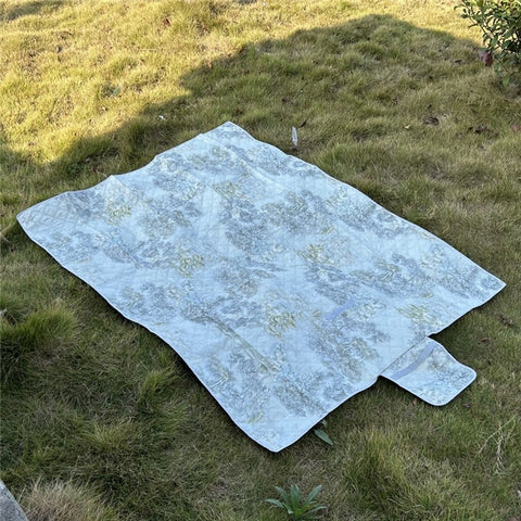 200x150cm Moisture Proof Large Picnic Blanket Foldable Outdoor Mat for 1-6 People