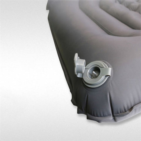 GM-DAM01 Double Person Rhombus Air Mat Outdoor Camping Sleeping Cushion Inflatable Mattress with Pillow