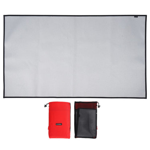 CLS Fireproof Cloth Heat Insulation Pad High-Temperature Resistant Mat for Camping Picnic Barbecue, Size L, 106x60cm