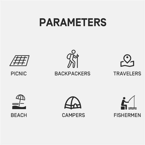 GM-z01 Adjustable Outdoor Inflatable Folding Seat Cushion 40D Nylon Camping Picnic Beach Chair