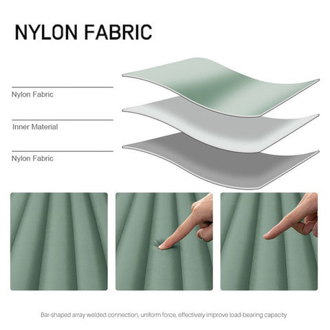 GM-z01 Adjustable Outdoor Inflatable Folding Seat Cushion 40D Nylon Camping Picnic Beach Chair