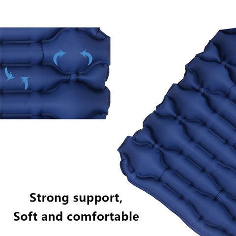 GM-AM20 Camping Mat Inflatable Sleeping Mat Nylon+TPU Sleeping Pad