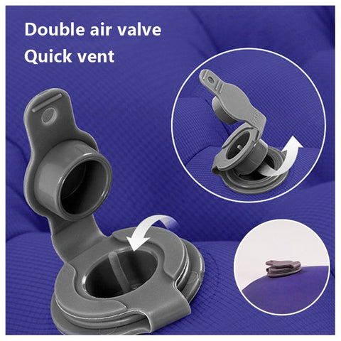 GM-AM20 Camping Mat Inflatable Sleeping Mat Nylon+TPU Sleeping Pad