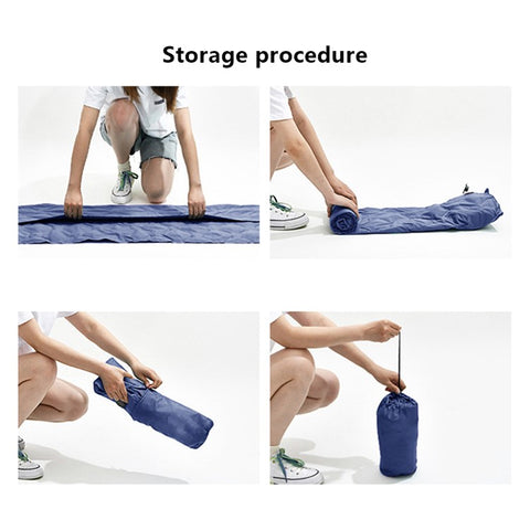 GM-AM20 Camping Mat Inflatable Sleeping Mat Nylon+TPU Sleeping Pad