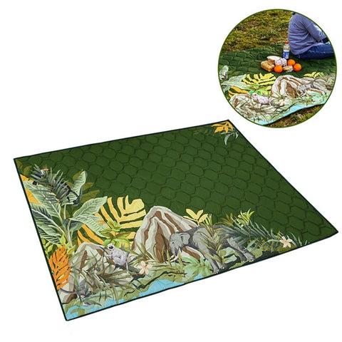 MYDAYS OUTDOOR Polyester Pongee Picnic Mat Folding Camping Blanket 193.5x156.5CM