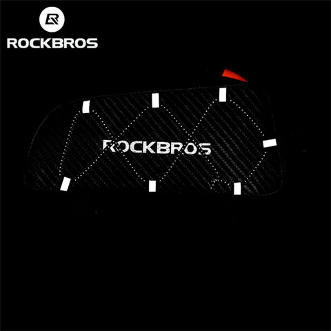 ROCKBROS Bicycle Front Bags Reflective Frame Cycling Tube Large Capacity Bag Fietstassan Ultralight Bicycle Bags Cycling Pannier