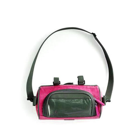 Electric Scooter Bike Handlebar Touch Screen Mobile Phone Pocket Waterproof Front Storage Bag