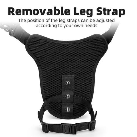 ROCKBROS AS-081 Motorcycle Rider Fanny Pack Waterproof Motorbike Riding Reflective Leg Waist Bag