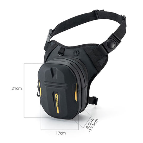 ROCKBROS B107 Large Capacity Motorcycle Leg Bag Hip Bum Fanny Pack Waterproof Motorcyclist Bag Outdoor Motorbike Waist Bag