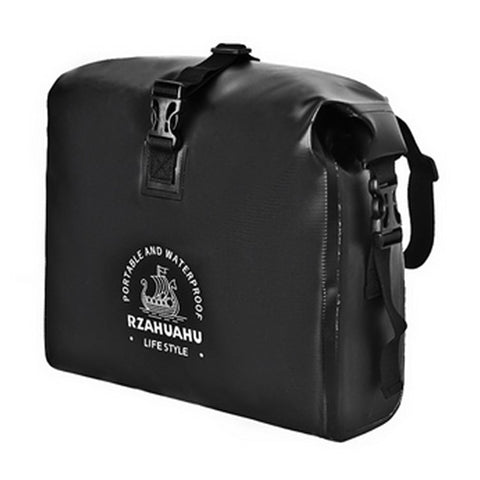 RZAHUAHU 9L Waterproof PVC Motorcycle Tool Bag Motorbike Handlebar Saddle Storage Bag