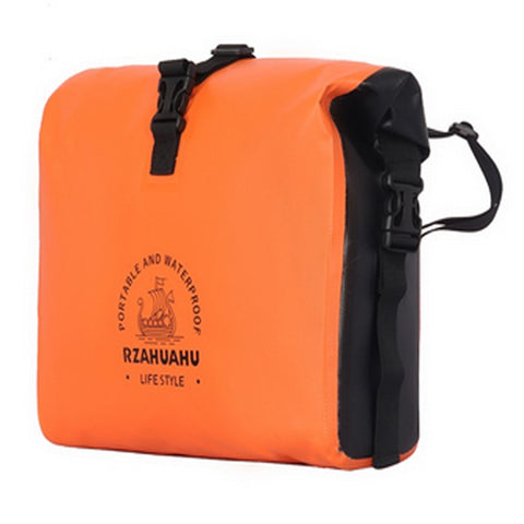 RZAHUAHU 9L Waterproof PVC Motorcycle Tool Bag Motorbike Handlebar Saddle Storage Bag