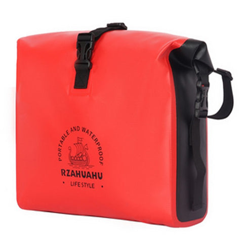 RZAHUAHU 9L Waterproof PVC Motorcycle Tool Bag Motorbike Handlebar Saddle Storage Bag